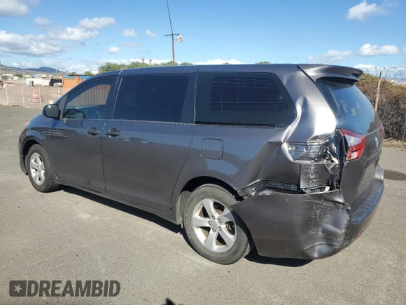 2017 Toyota Sienna L with VIN 5TDZZ3DC7HS895580, listed as a Copart auction lot 81540534 with 47,732 mi miles and Clean Title. Bid and sale history available at DreamBid. Image 2.