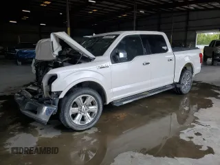2018 Ford F-150 XL with VIN 1FTEW1C50JKD41485, listed as a Copart auction lot 55153695 with 99,193 mi miles and Salvage title. Bid and sale history available at DreamBid. Image 1.
