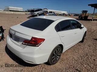 2014 Honda Civic EX-L with VIN 19XFB2F9XEE052224, listed as a Copart auction lot 54207785 with 160,303 mi miles and Salvage Title. Bid and sale history available at DreamBid. Image 3.