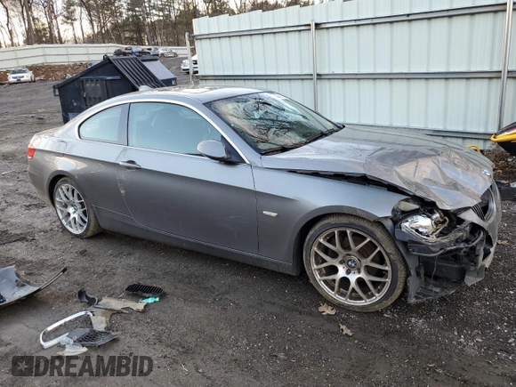 2007 BMW 3 Series 328xi with VIN WBAWC33517PC86291, listed as a Copart auction lot 86404614 with Not Provided miles and Salvage Title. Bid and sale history available at DreamBid. Image 4.