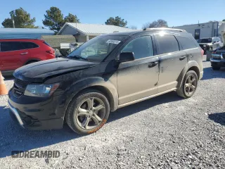 2015 Dodge Journey Crossroad with VIN 3C4PDCGB5FT548048, listed as a Copart auction lot 42450315 with 180,996 mi miles and Salvage Title. Bid and sale history available at DreamBid. Image 1.