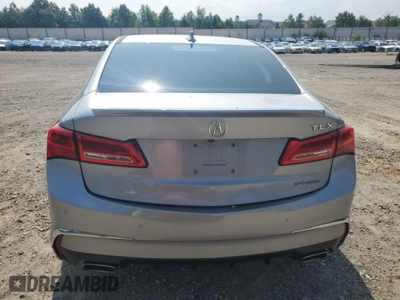 2018 Acura TLX w/Advance Pkg with VIN 19UUB3F75JA006665, listed as a Copart auction lot 63675894 with 150,417 mi miles and Salvage Title. Bid and sale history available at carsss.com. Image 6.