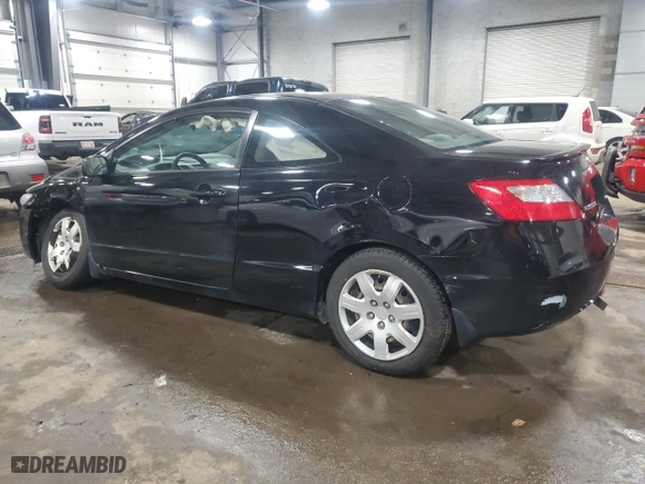 2010 Honda Civic Cpe LX with VIN 2HGFG1B66AH503236, listed as a Copart auction lot 48770135 with 86,425 mi miles and Salvage Title. Bid and sale history available at carsss.com. Image 2.