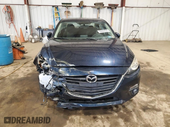 2016 Mazda 3 i Touring z VIN JM1BM1V73G1348484, wystawiony jako Copart lot #60684625 z przebiegiem 58 770 mil mil oraz Szkoda całkowita • Salvage title. Historia ofert i sprzedaży dostępna na DreamBid. Obrazek 5.