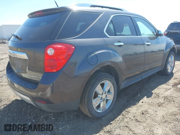 2013 Chevrolet Equinox LTZ with VIN 1GNFLGEK0DZ105067, listed as a IAAI auction lot 42102863 with 156,156 mi miles. Bid and sale history available at carsss.com. Image 4.