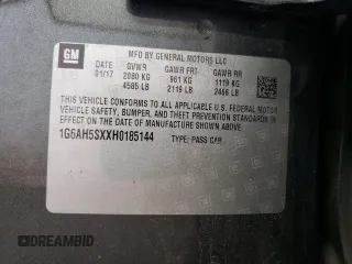 2017 Cadillac ATS Luxury AWD z VIN 1G6AH5SXXH0185144, wystawiony jako Copart lot #49511695 z przebiegiem 78 999 mil mil oraz Szkoda całkowita • Salvage title. Historia ofert i sprzedaży dostępna na DreamBid. Obrazek 12.