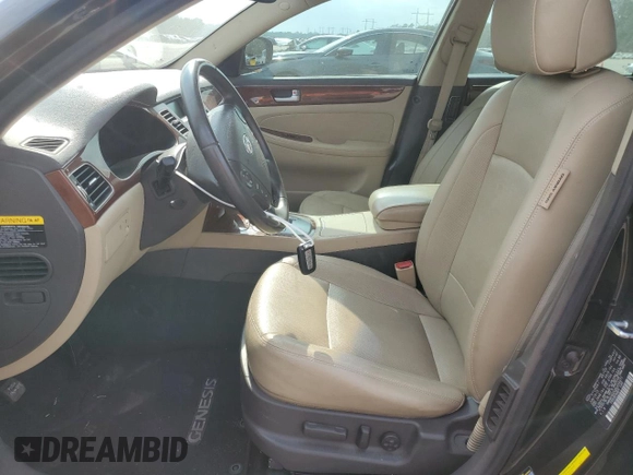 2013 Hyundai Genesis 3.8L with VIN KMHGC4DD0DU249371, listed as a Copart auction lot 51364264 with 115,861 mi miles and Salvage Title. Bid and sale history available at carsss.com. Image 7.