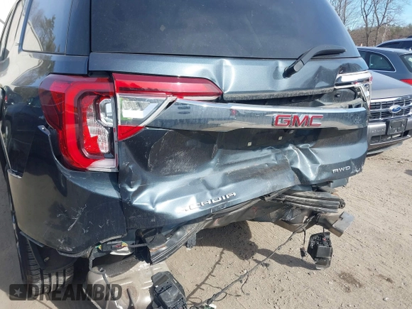 2020 GMC Acadia SLE z VIN 1GKKNRLS1LZ224345, wystawiony jako IAAI lot #41730857 z przebiegiem 85 126 mil mil oraz . Historia ofert i sprzedaży dostępna na DreamBid. Obrazek 6.