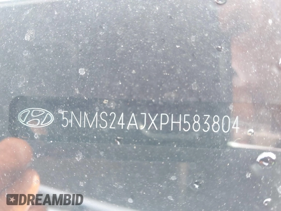 2023 Hyundai Santa Fe SEL with VIN 5NMS24AJXPH583804, listed as a IAAI auction lot 41639707 with 16,284 mi miles and . Bid and sale history available at DreamBid. Image 9.