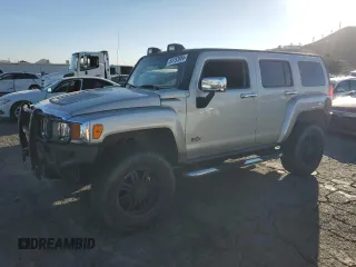 2007 Hummer H3 SUV with VIN 5GTDN13E978254231, listed as a Copart auction lot 84193954 with 129,926 mi miles and Salvage Title. Bid and sale history available at carsss.com. Image 1.