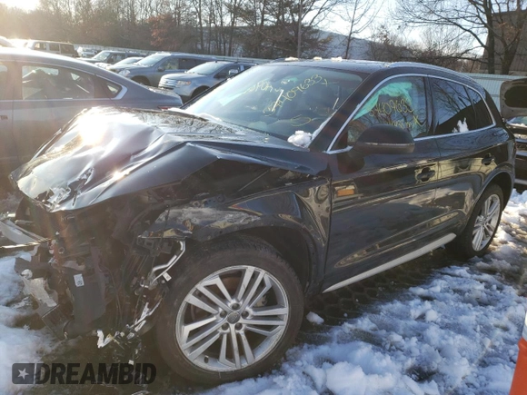 2018 Audi Q5 Premium Plus with VIN WA1BNAFY6J2238724, listed as a Copart auction lot 37409633 with 48,438 mi miles and . Bid and sale history available at DreamBid. Image 1.