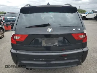 2006 BMW X3 3.0i with VIN WBXPA93466WG81226, listed as a Copart auction lot 61008215 with 184,590 mi miles and Clean title. Bid and sale history available at DreamBid. Image 6.