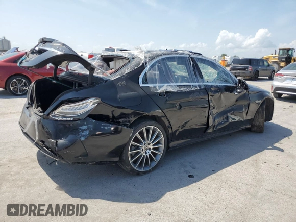 2018 Mercedes-Benz C 300 with VIN 55SWF4KB1JU260732, listed as a Copart auction lot 65649784 with Not Provided miles and Salvage Title. Bid and sale history available at DreamBid. Image 3.