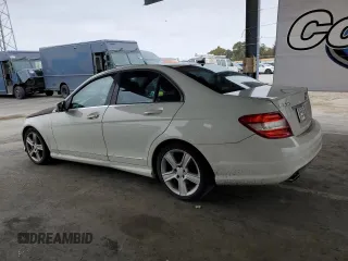 2011 Mercedes-Benz C with VIN WDDGF5EB4BA449124, listed as a Copart auction lot 55182075 with 147,699 mi miles and Clean Title. Bid and sale history available at carsss.com. Image 2.