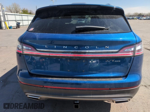 2020 Lincoln Nautilus Reserve z VIN 2LMPJ8KP9LBL03799, wystawiony jako Copart lot #54227305 z przebiegiem 45 969 mil mil oraz Szkoda całkowita • Salvage title. Historia ofert i sprzedaży dostępna na DreamBid. Obrazek 6.