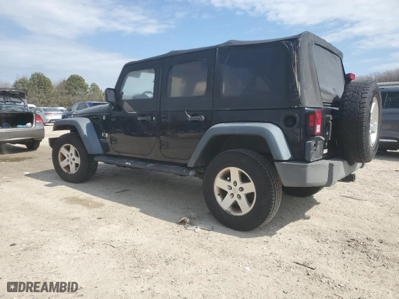 2008 Jeep Wrangler Unlimited X with VIN 1J4GA39178L580361, listed as a Copart auction lot 48036835 with 137,444 mi miles and Salvage Title. Bid and sale history available at carsss.com. Image 2.