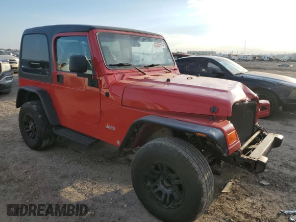 1999 Jeep Wrangler SE with VIN 1J4FY29P7XP410255, listed as a Copart auction lot 47207675 with 181,946 mi miles and Salvage Title. Bid and sale history available at carsss.com. Image 4.