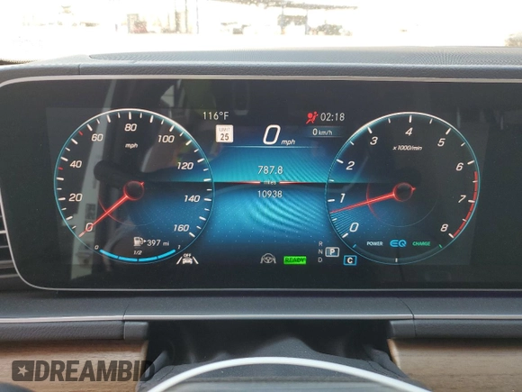 2023 Mercedes-Benz GLS 450 with VIN 4JGFF5KEXPA968296, listed as a Copart auction lot 61881034 with 10,938 mi miles and Salvage Title. Bid and sale history available at DreamBid. Image 9.