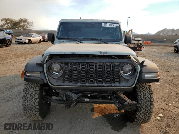 2024 Jeep Wrangler Sport S z VIN 1C4RJXN66RW167175, wystawiony jako Copart lot #42211795 z przebiegiem 14 102 mil mil oraz Szkoda całkowita • Salvage title. Historia ofert i sprzedaży dostępna na DreamBid. Obrazek 5.