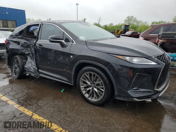2020 Lexus RX 350 F Sport with VIN 2T2SZMDA5LC224069, listed as a Copart auction lot 56298745 with 47,988 mi miles and Non repairable. Bid and sale history available at DreamBid. Image 4.