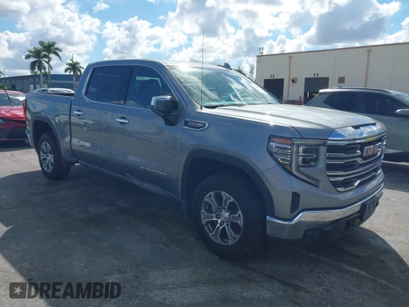2024 GMC Sierra 1500 SLT with VIN 3GTPHDED1RG163954, listed as a IAAI auction lot 41548691 with 52,065 mi miles and . Bid and sale history available at DreamBid. Image 1.