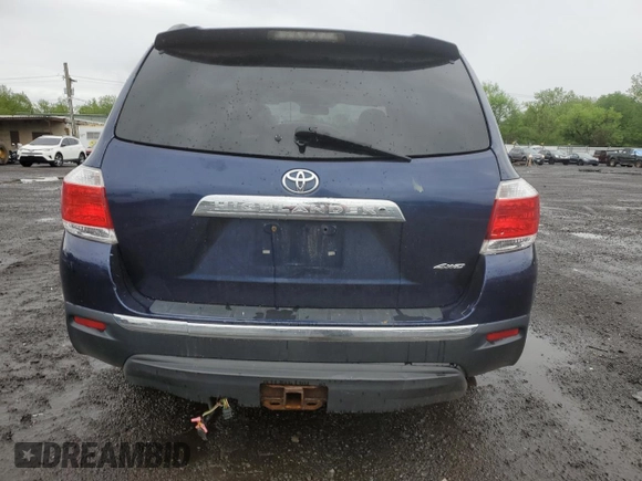2011 Toyota Highlander Limited with VIN 5TDDK3EHXBS057897, listed as a Copart auction lot 55855835 with 167,060 mi miles and Salvage title. Bid and sale history available at DreamBid. Image 6.
