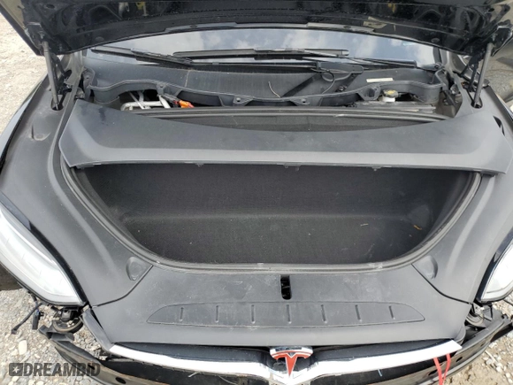2021 Tesla Model X P90D with VIN 5YJXCAE4XMF324393, listed as a Copart auction lot 72761854 with 48,798 mi miles and Non Repairable. Bid and sale history available at carsss.com. Image 11.