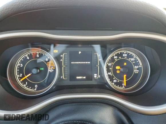 2017 Jeep Cherokee Sport with VIN 1C4PJMAB1HW529548, listed as a Copart auction lot 42513925 with 104,311 mi miles and Salvage title. Bid and sale history available at DreamBid. Image 9.