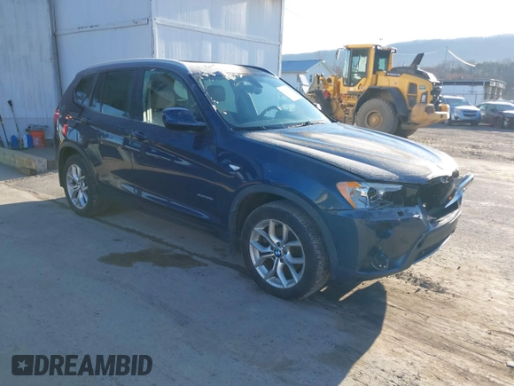 2014 BMW X3 xDrive35i z VIN 5UXWX7C5XE0E79039, wystawiony jako IAAI lot #41824583 z przebiegiem 188 649 mil mil oraz . Historia ofert i sprzedaży dostępna na DreamBid. Obrazek 1.