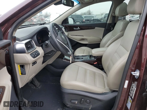 2018 Kia Sorento EX with VIN 5XYPH4A53JG410568, listed as a Copart auction lot 86511194 with 62,750 mi miles and Salvage Title. Bid and sale history available at DreamBid. Image 7.