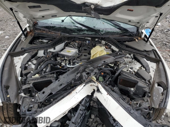 2021 Infiniti Q50 Red Sport 400 with VIN JN1FV7DP5MM850722, listed as a Copart auction lot 74550254 with Not provided miles and Salvage title. Bid and sale history available at DreamBid. Image 11.