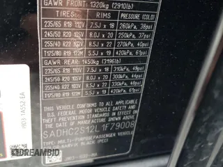 2020 Jaguar I-Pace SE z VIN SADHC2S12L1F79008, wystawiony jako Copart lot #55569504 z przebiegiem 46 948 mil mil oraz Szkoda całkowita • Salvage title. Historia ofert i sprzedaży dostępna na DreamBid. Obrazek 14.