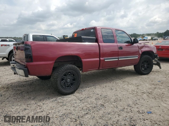 2004 Chevrolet Silverado 1500 LS with VIN 2GCEC19V141177507, listed as a Copart auction lot 55254955 with Not Provided miles and Salvage Title. Bid and sale history available at DreamBid. Image 3.