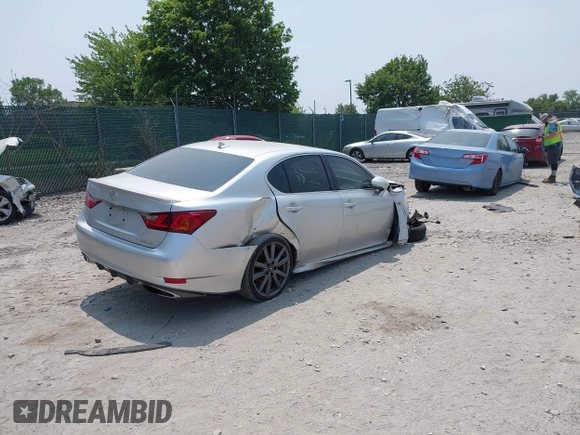2013 Lexus GS 350 with VIN JTHCE1BL8D5019592, listed as a IAAI auction lot 42406573 with Not provided miles and . Bid and sale history available at DreamBid. Image 4.