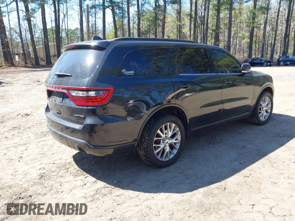 2016 Dodge Durango Limited with VIN 1C4RDJDG5GC302241, listed as a IAAI auction lot 41877415 with 135,586 mi miles and . Bid and sale history available at DreamBid. Image 4.