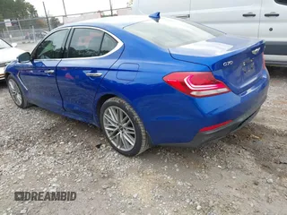 2020 Genesis G70 2.0T with VIN KMTG64LAXLU048760, listed as a IAAI auction lot 41553678 with 63,043 mi miles and . Bid and sale history available at DreamBid. Image 3.