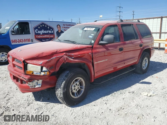 1999 Dodge Durango z VIN 1B4HS28Z1XF528727, wystawiony jako Copart lot #77621824 z przebiegiem 164 880 mil mil oraz Szkoda całkowita • Salvage title. Historia ofert i sprzedaży dostępna na DreamBid. Obrazek 1.
