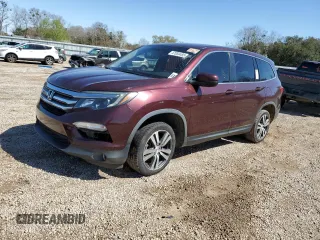 2017 Honda Pilot EX-L with VIN 5FNYF5H52HB038390, listed as a Copart auction lot 47859485 with Not Provided miles and Clean Title. Bid and sale history available at carsss.com. Image 1.