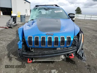 2018 Jeep Cherokee Trailhawk with VIN 1C4PJMBXXJD509312, listed as a Copart auction lot 50838495 with 115,060 mi miles and Salvage Title. Bid and sale history available at carsss.com. Image 5.