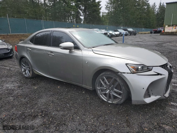 2017 Lexus IS with VIN JTHBA1D29H5049525, listed as a Copart auction lot 50598055 with 28,134 mi miles and Salvage Title. Bid and sale history available at carsss.com. Image 4.