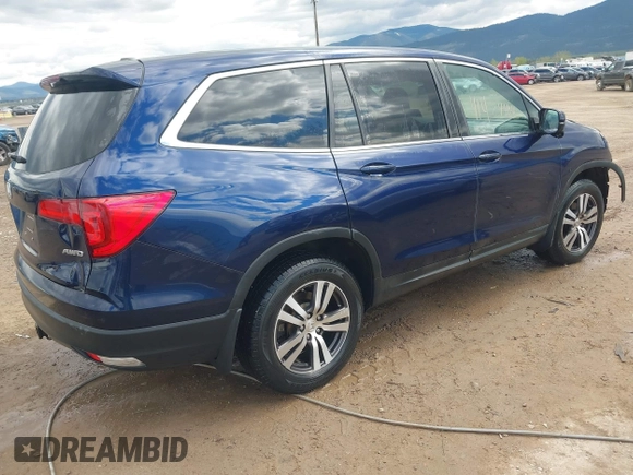 2018 Honda Pilot EX-L with VIN 5FNYF6H50JB026024, listed as a IAAI auction lot 41424404 with 56,030 mi miles. Bid and sale history available at carsss.com. Image 4.