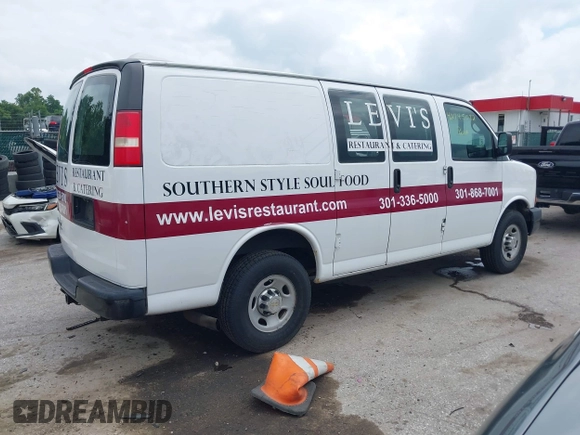 2013 Chevrolet Express Cargo z VIN 1GCZGTCG3D1167949, wystawiony jako IAAI lot #42745072 z przebiegiem 279 056 mil mil oraz . Historia ofert i sprzedaży dostępna na DreamBid. Obrazek 4.