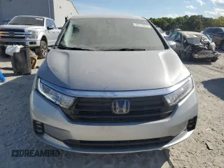 2024 Honda Odyssey EX-L z VIN 5FNRL6H68RB016827, wystawiony jako Copart lot #48412675 z przebiegiem 24 369 mil mil oraz Szkody całkowita. Historia ofert i sprzedaży dostępna na DreamBid. Obrazek 5.
