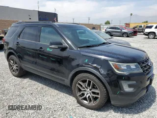 2017 Ford Explorer Sport z VIN 1FM5K8GTXHGB32387, wystawiony jako Copart lot #55313965 z przebiegiem 159 983 mil mil oraz Szkoda całkowita • Salvage title. Historia ofert i sprzedaży dostępna na DreamBid. Obrazek 4.