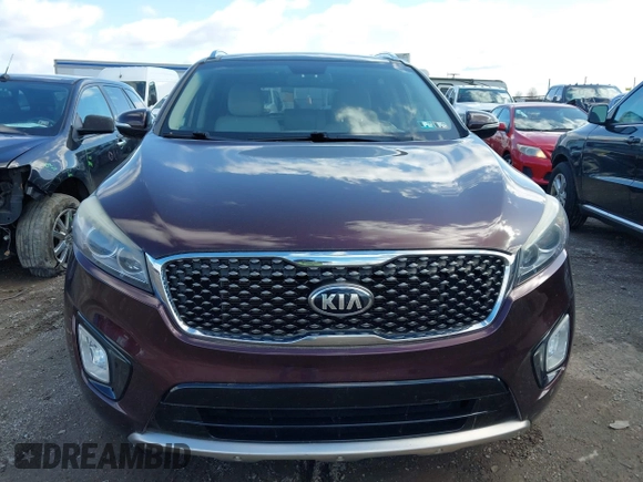 2016 Kia Sorento SX with VIN 5XYPKDA58GG002304, listed as a IAAI auction lot 41990332 with 132,025 mi miles. Bid and sale history available at carsss.com. Image 12.