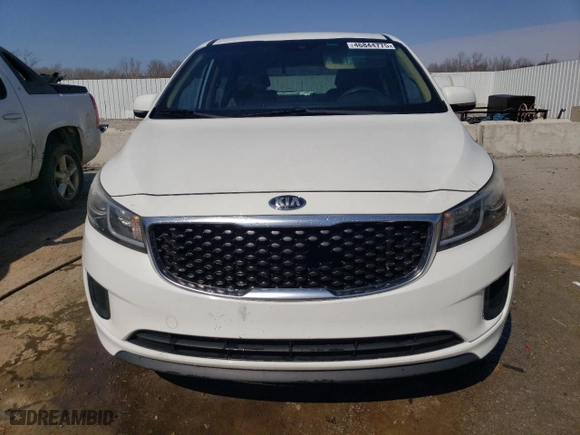 2015 Kia Sedona LX with VIN KNDMB5C1XF6044901, listed as a Copart auction lot 46844775 with 116,659 mi miles and Salvage Title. Bid and sale history available at carsss.com. Image 5.