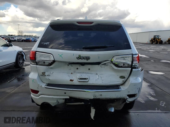 2014 Jeep Grand Cherokee Overland with VIN 1C4RJFCT6EC247798, listed as a Copart auction lot 48344975 with 172,253 mi miles and Salvage Title. Bid and sale history available at DreamBid. Image 6.