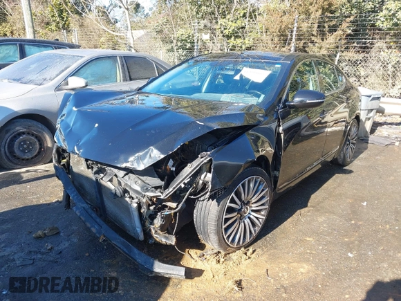 2014 Kia Cadenza Premium with VIN KNALN4D76E5137996, listed as a IAAI auction lot 41399665 with 130,797 mi miles. Bid and sale history available at carsss.com. Image 2.