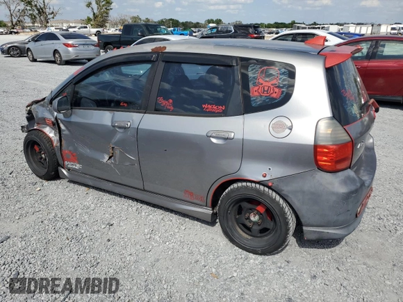 2007 Honda Fit Sport with VIN JHMGD38657S049544, listed as a Copart auction lot 50699175 with 188,830 mi miles and Salvage Title. Bid and sale history available at carsss.com. Image 2.