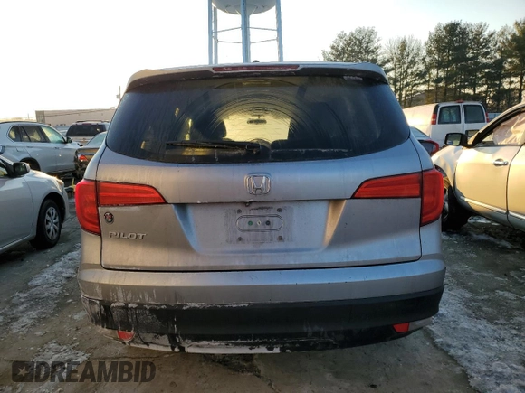 2016 Honda Pilot EX with VIN 5FNYF5H31GB029161, listed as a Copart auction lot 41995425 with 124,793 mi miles and Salvage Title. Bid and sale history available at carsss.com. Image 6.